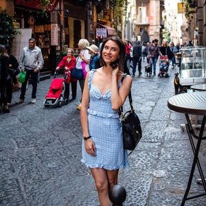 For Love & Lemons Sweetheart Mini Dress